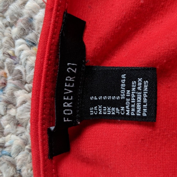 Forever 21 Sexy Cross Back Red Skater Dress 💃 - Picture 5 of 5